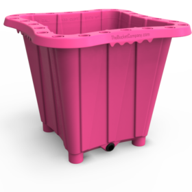 Pink 10 GALLON 4 Planter Stake Growers Kit