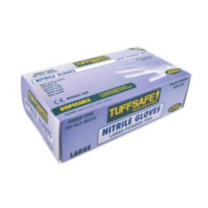Box 100 Blue Nitrile Medium Gloves