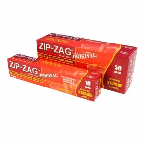 XL Zip-Zag Bags x 10
